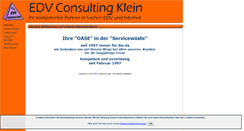 Desktop Screenshot of edv-klein.de
